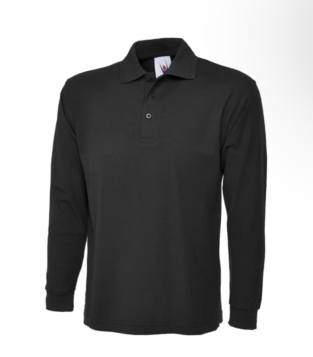 Poloshirt Langarm  inkl. Personalisierung mit Ihrem Logo/Slogan